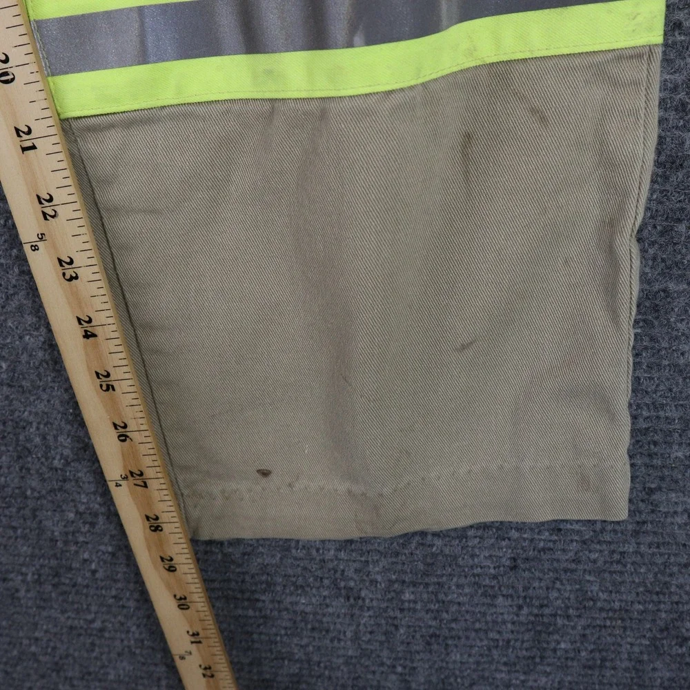 Bulwark FR Flame Resistant Work Pants Mens 36x29 Reflective Cargo Utility Safety